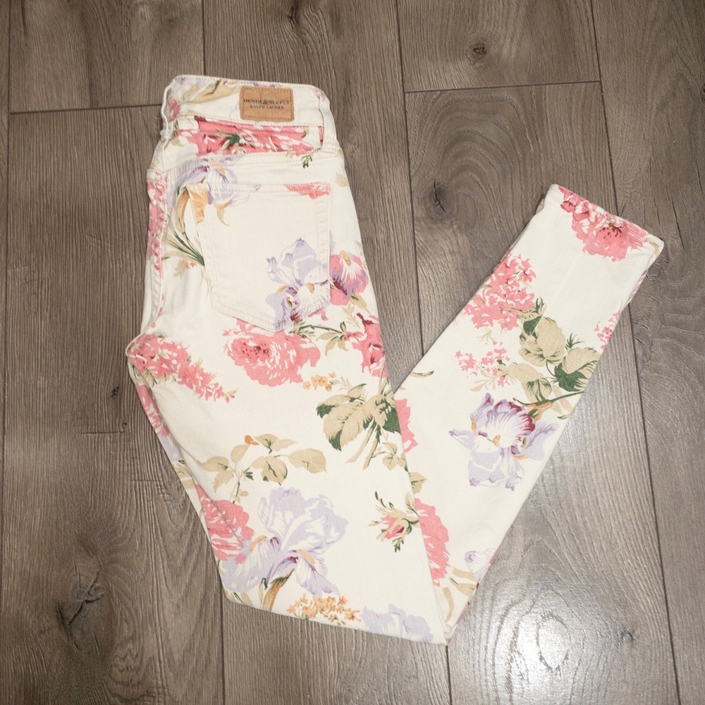 Denim & Supply x Ralph Lauren Floral Skinny Jeans